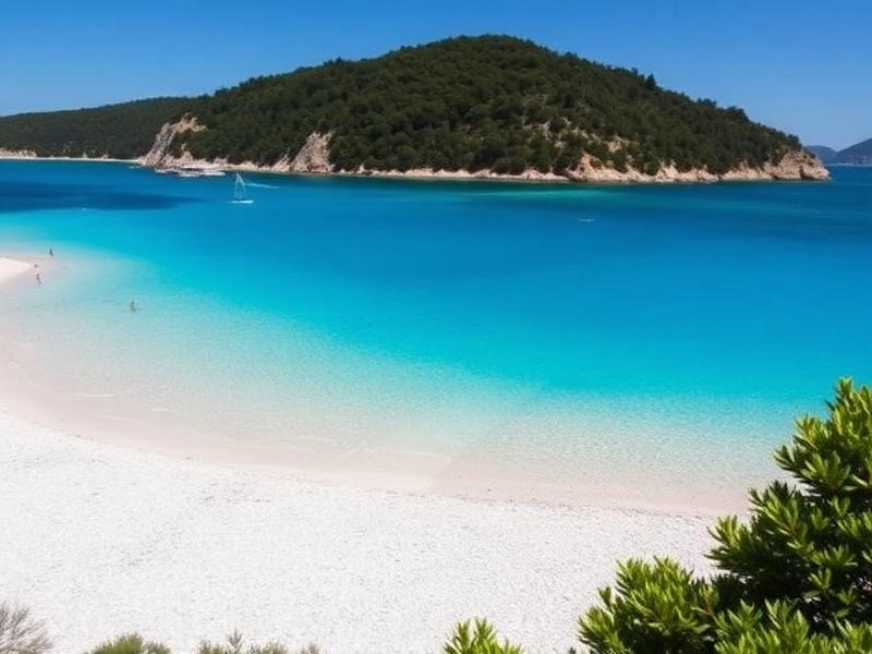 Coast of Brac island in Croatia