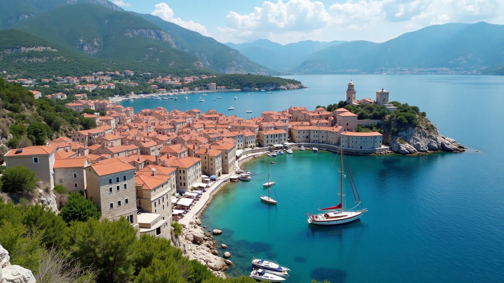 North Dalmatia yacht charter scenery near Biograd
