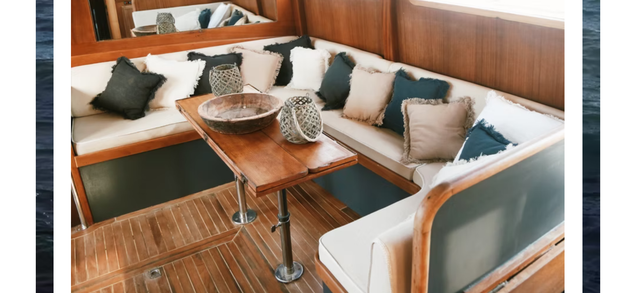 SEA MOON saloon before refit